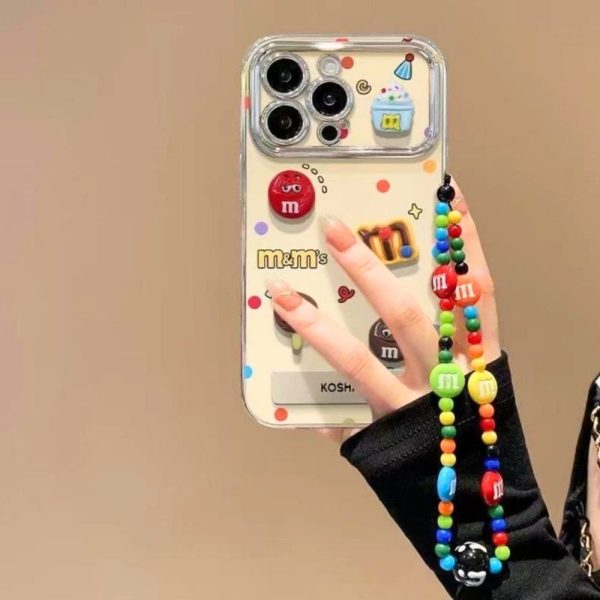 Cute M&M Electropating Phone Case