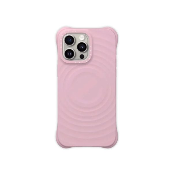 Pink Shockproof Silicone Magnetic Phone Case