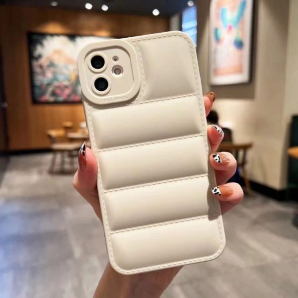 White Bumper Back Shockproof Phone Case