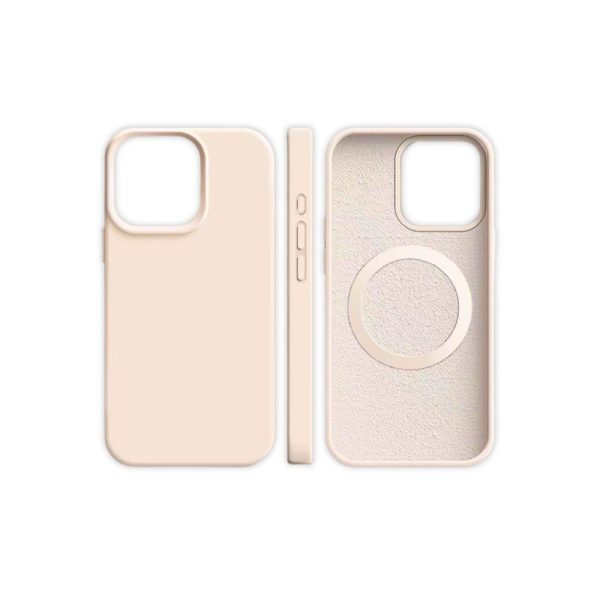 White Magnetic Liquid Silicone Phone Case