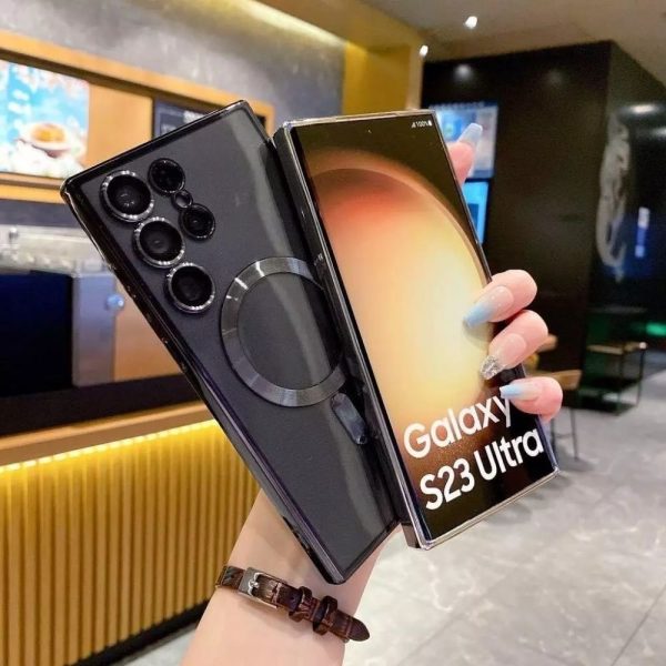 Black Transparent Deluxe Soft Silicone Lens Film Phone Case