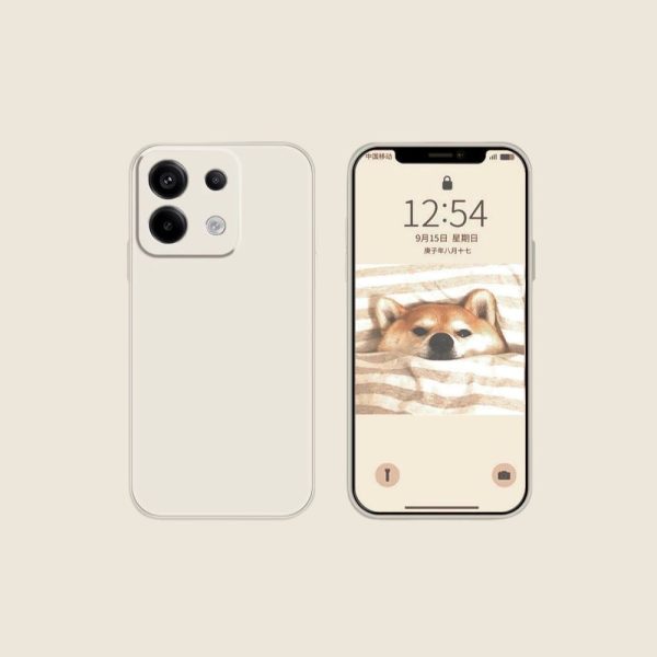 White Ultra Light Liquid Silicone Phone Case