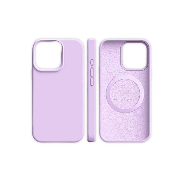 Blue Magnetic Liquid Silicone Phone Case